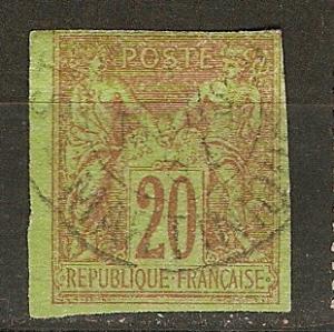 French Colonies 43 Y&T 42 Used Fine 1879 SCV $17.50