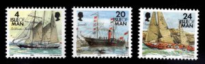 ISLE OF MAN SCOTT 683, 693, 697  MNH** tall ship stamps