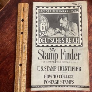 1954 The Stamp Finder US Stamp Identifier Paperback Used 32 pages