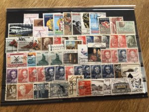 Denmark mounted mint or used stamps  A12350