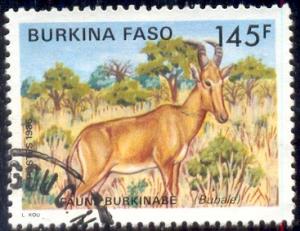 Kudu, Burkina Faso stamp SC#784E used