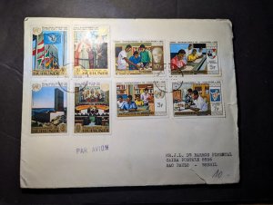 1970 Republic of Burundi Airmail Cover to Sao Paulo Brazil