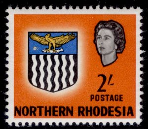 NORTHERN RHODESIA QEII SG84, 2s orange, NH MINT.