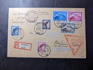 1933 Germany LZ 127 Graf Zeppelin Chicago Flight Cover Full Set # C43-C45 Expert