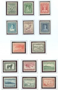 Newfoundland #253-266 Unused Single (Complete Set)