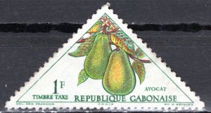 Gabon; 1962; Sc. # J36; Mint Gumless Single Stamp