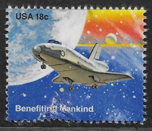 US #1918 18c Space Achievement - Columbia Space Shuttle