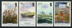 Falkland Islands Ships Stamps 2017 MNH Falklands Journal 50th Anniv Boats 4v Set