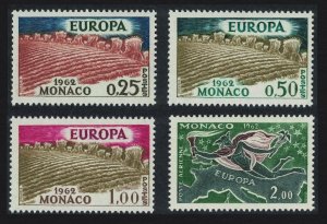 Monaco Europa 4v 1962 MNH SG#725-728