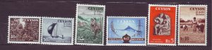 J23642 JLstamps 1954 ceylon hv,s of set mh #323-8 views