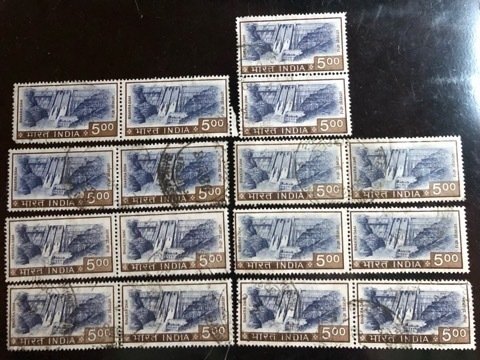 India Scott#684 F/VF Used 35 stamps Cat. $63.00