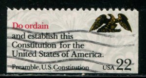 2359 US 22c Drafting the Constitution, used