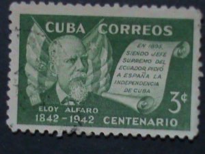 ​CUBA FAMOUS PERSONS OF CUBA STAMPS USED-VF WE SHIP TO WORLD WIDE WE COMBINED