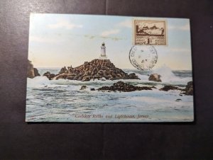 1941 England Channel Islands Postcard Cover to St Heliers Jersey CI