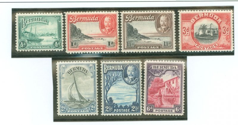 Bermuda #108-108/110-112 Unused Single
