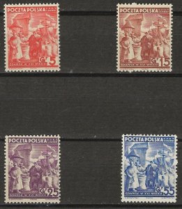 Danzig (polish offices) 1K33-36 Mint Hinged (418671) 