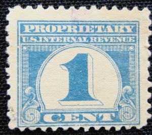 US #RB65 Used Single, Proprietary, SCV $.25