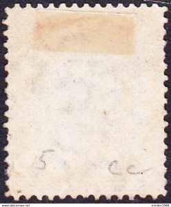 GOLD COAST 1876 QV 1d Blue SG5 Used