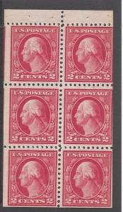 United States, 499e, Washington Rose Bklt Pn of 6, **MNH**