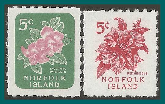 Norfolk Island 1995 Booklet, Flowers, MNH  585-586,SG600-SG601