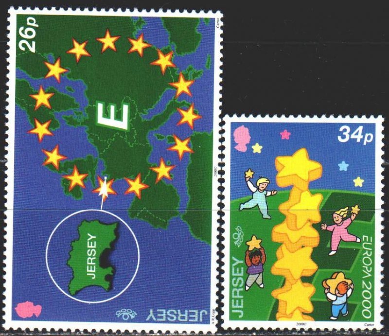 Jersey. 2000. 922-23. Europa-sept. MNH.