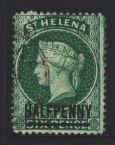 St Helena Sc#34 Used