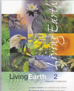 LIVING EARTH BOOK (2) WITH STAMPS & SOUVENIRS SHEETS