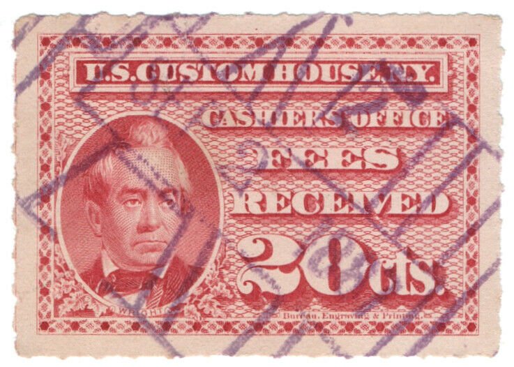 (I.B) US Revenue : Custom House Fees 20c