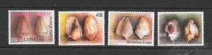 CAPE VERDE #846-9 SHELLS (SEE NOTE) MNH