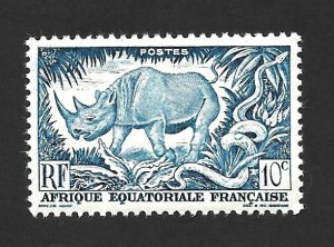 French Equatorial Africa 1946 - MNH - Scott #166