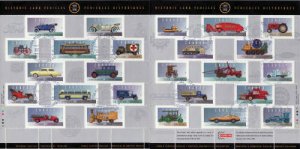 Canada 1996 Historic Vehicle Souvenir Sheet, #1605 Used