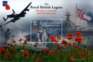 Gibraltar 2011 - British Legion - Scott #1265 - Souvenir sheet - MNH