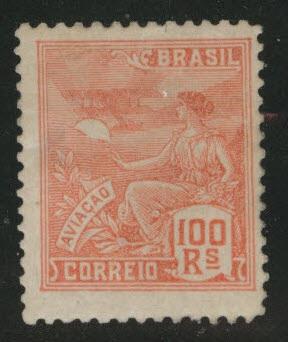 Brazil Scott 223 MH* thin from 1920-22 set no wmk 