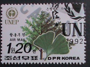 ​KOREA-1992--SC#3144-7 UNEP-WORLD ENVIRONMENT DAY-PLANTS-CTO-VERY FINE