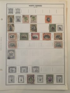 NORTH BORNEO stamps 1887-1963 Mint Unused and Used