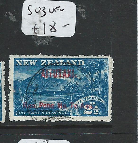 AITUTAKI  (P3107B) ON NZ 2 1/2D SG3   VFU