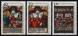 Liechtenstein # 671 - 673 MNH