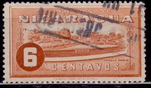 Nicaragua, 1939, Tourist Attractions,6c, used