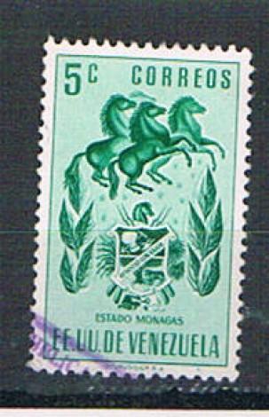 Venezuela #576 Used Arms of Monagas (V0390)