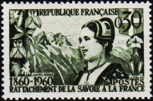 France. 1960 30c S.G.1476 Unmounted Mint