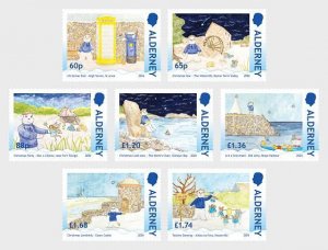 Alderney - Postfris/MNH - Complete set Christmas 2024