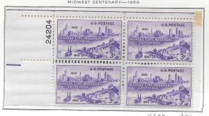 #994 MNH Plate Block