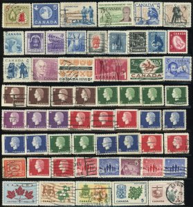 500+ Canada Postage Stamp Collection 1897-1984 Used