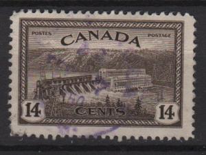 Canada 1946 - Scott 270 used - Hydroelectric Station 