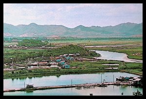 HONG KONG The Shumchun (Shenzhen) River Viewed from a hill at Lukmachow '60