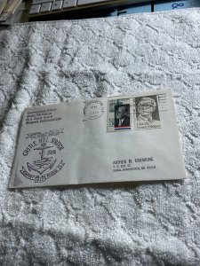 U.S.1983-COMMANDING OFFICER.USCG .CASTLE HILL STATION.NEWPORT,RI-NAVAL COVER