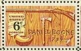 1968 sheet, Daniel Boone Sc # 1357