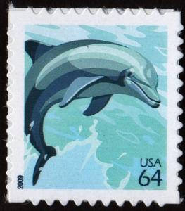 SC#4388 64¢ Dolphin Single (2009) SA