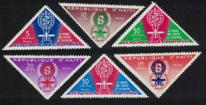 Haiti Malaria Eradication 6v MH Triangle stamps SG#799-804