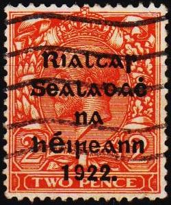 Ireland. 1922 2d S.G.12 Fine Used